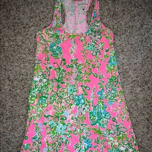 Lilly Pulitzer Flamingo Pink Southern Charm Melle Tank Dress size XXS